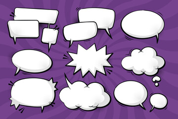 comic speech bubble vector design illustration