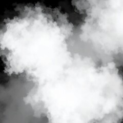 Overhead View of Fluffy White Clouds in a Smoky Gray Sky Abstract Texture