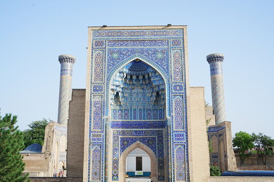 Gur-e-Amir or Mausoleum of Amir Temur in Samarqand, Uzbekistan - ウズベキスタン サマルカンド グーリ・アミール廟