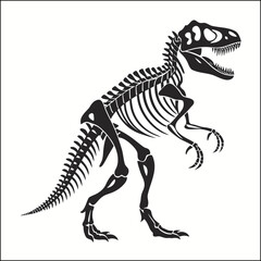 Velociraptor dinosaur doodle outline on white background