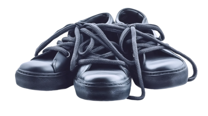 Tightly Tied Sport Shoes