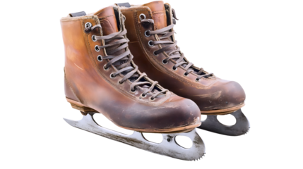 Retro Ice Skating Boots