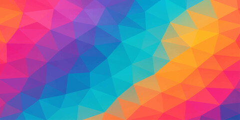 Abstract colorful geometric background with triangles and modern pattern design