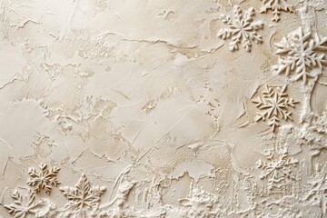 Obraz premium Snowflakes on white background — winter texture
