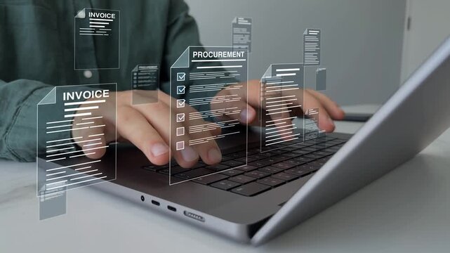 Procurement workflow documentation and efficiency in acquiring services.B2B purchase management. Includes contracts, purchase orders, bids,compliance records, helping organizations track costs.