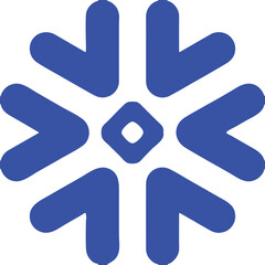 Obraz premium snowflake icon simple icon. Vector ICON all icon Viktor