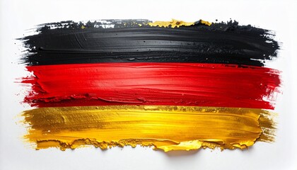 Obraz premium painting of the German flag