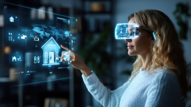 Immersive interface application for smart homes using augmented reality technology - Powered by Adobe