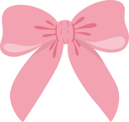 cute bow tie ribbon accessories vector cartoon illustration