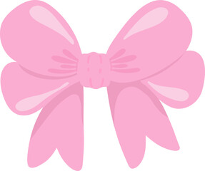 cute bow tie ribbon accessories vector cartoon illustration