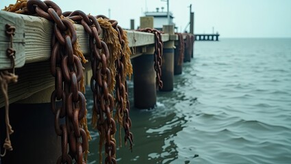 Obraz premium Abandoned houses,overgrown ruins,rusted machinery reclaimed by nature