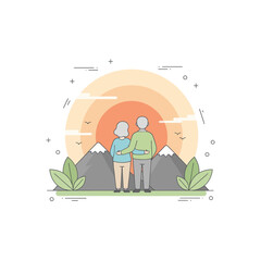 Elderly with Nature Harmony