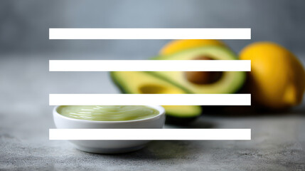 create visually appealing recipe for homemade face mask that highlights natural ingredients