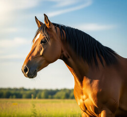 portrait of a horse