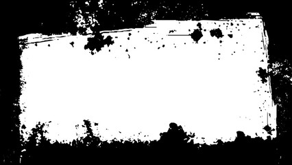 grunge rectangle background. Isolated Vector Illustration. 