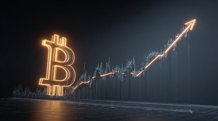 Bitcoin's upward trend in a digital landscape