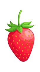 Cartoon strawberry illustration