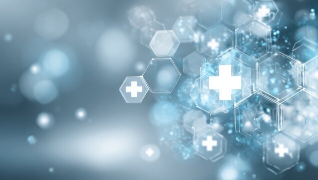 Abstract medical background