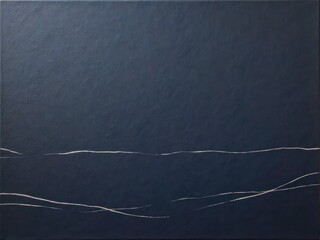 Abstract navy blue canvas with subtle white lines representing calm water and serene atmosphere