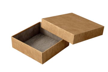 Open cardboard box view showcasing a blank interior space perfect for storage, packaging, and creative usage in diverse projects and contexts