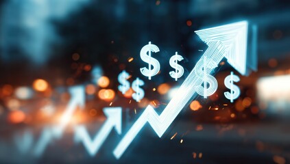 Financial Growth, upward trend