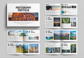 Photography Portfolio Template Landscape