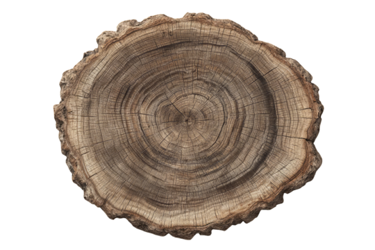 Close-up tree cross-section, wood rings