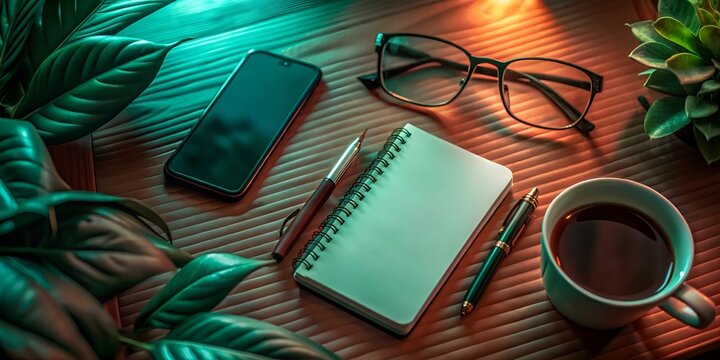 Minimal Business Workspace Flat Lay