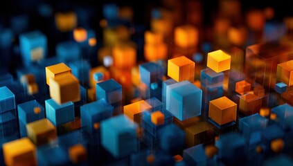 Abstract digital cubes (1)