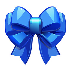 blue ribbon bow