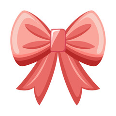 red bow isolated