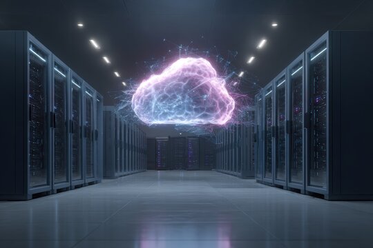 Cloud Computing Server Room