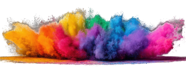 Colorful powder explosion (25)