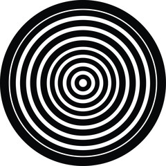 black and white spiral