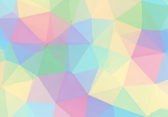 Obraz premium Pastel geometric mosaic background with soft light reflections effect