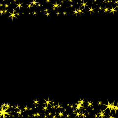 Obraz premium Sparkling yellowstars