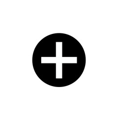 Obraz premium White cross icon on transparent background representing medical aid