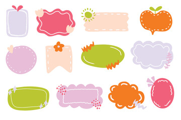Cute and Playful Blank Sticker Label