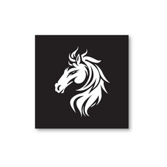 Horse vector illustration featuring elegant and dynamic horse design in silhouette style, perfect for posters, logos, sports, ranch themes, farm artwork, wildlife projects, and decorative designs.