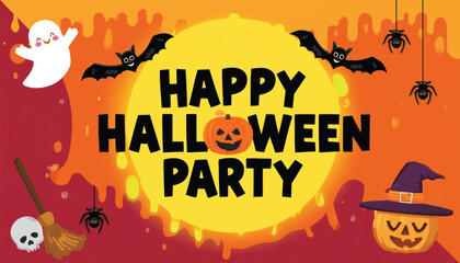 halloween background with pumpkin