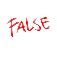 False
