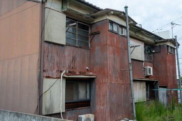 日本の兵庫県姫路市網干区の古くてとても美しい建物