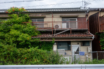日本の兵庫県姫路市網干区の古くてとても美しい建物