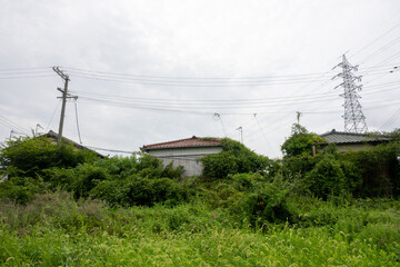 日本の兵庫県姫路市網干区の古くてとても美しい建物