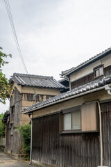 日本の兵庫県姫路市網干区の古くてとても美しい建物