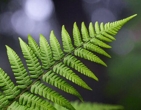 Close-up of fern frond