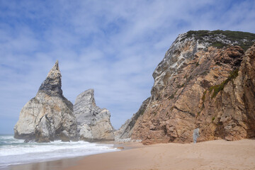 Praia da Ursa Beach near Sintra in Portugal