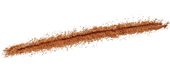 Long, textured, brown streak