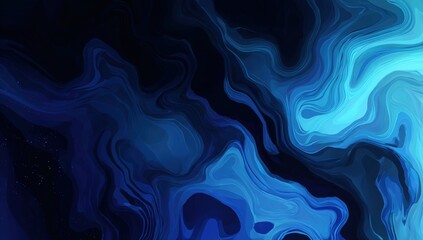 Abstract swirling blue and dark background