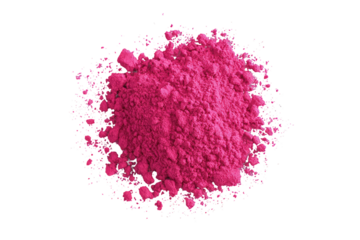 Vibrant pink powder mound